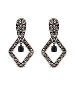 Black zircon   earrings