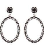 Black zircon   earrings