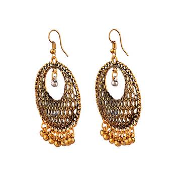 Black zircon   earrings 2