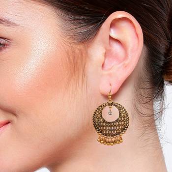 Black zircon   earrings 3
