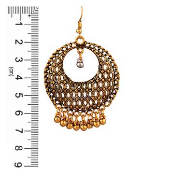 Black zircon   earrings 4
