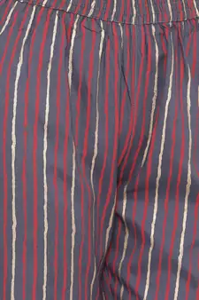 Grey woven viscose rayon kurti-trouser