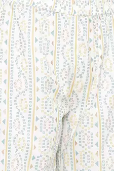 Blue woven viscose rayon kurti-trouser