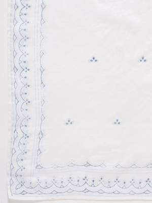Blue woven viscose rayon kurti-trouser 5