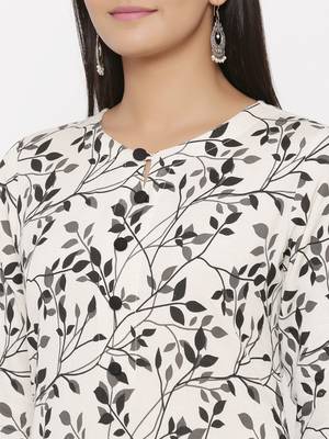 Grey woven viscose rayon palazzo-kurta 3