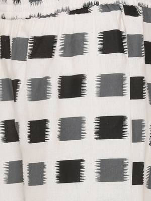 Grey woven viscose rayon palazzo-kurta 4