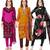 Salwar Studio Women's Pack of 3 Synthetic Printed Unstitched Dress Material Combo