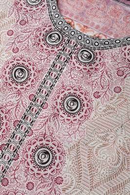 SILVER STOCK Women's White Straight Kurta 3