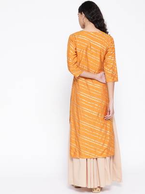 silver stock foil printed kurta 2