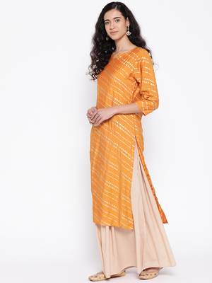 silver stock foil printed kurta 3