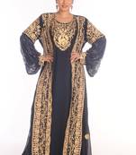 SALE !! Moroccan Modern Kaftan Farasha Maxi Zari Work Vary Fancy Abaya Dress