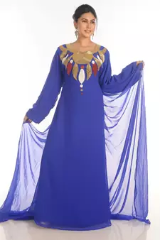 Popular Modern Kaftan Farasha Maxi Zari Work Vary Fancy Abaya Dress