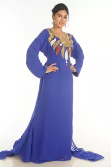 Popular Modern Kaftan Farasha Maxi Zari Work Vary Fancy Abaya Dress