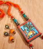 Green agate necklaces