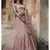 Salmon Pink Zarkan, Gota, Thread and Zari Embroidered satin Semi Stitched bridal lehenga