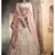 Pista green Swarovski, Thread, Zari, Cutwork, Heavy embroidered Georgette Semi Stitched bridal lehenga