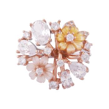 Bunch Of Love Silver Ring-FRL132 1