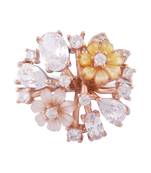 Bunch Of Love Silver Ring-FRL132