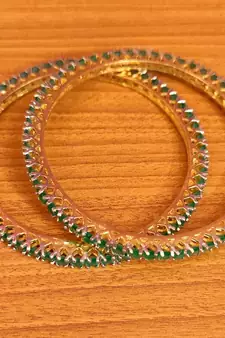 Green bangles-and-bracelets