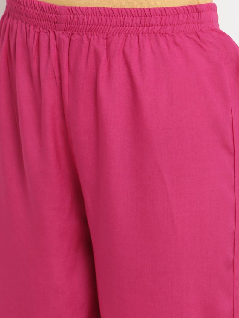 Prakhya Women's Printed Long A-line Rayon Kurta Set