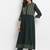 Prakhya Women's Embroidered Long A-line Rayon Kurta Set