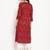 Prakhya Women's Printed Long Straight  Kurta Set