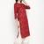Prakhya Women's Printed Long Straight  Kurta Set
