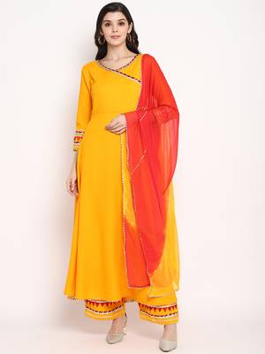 Prakhya Women's Printed Long A-line  Kurta Set 1