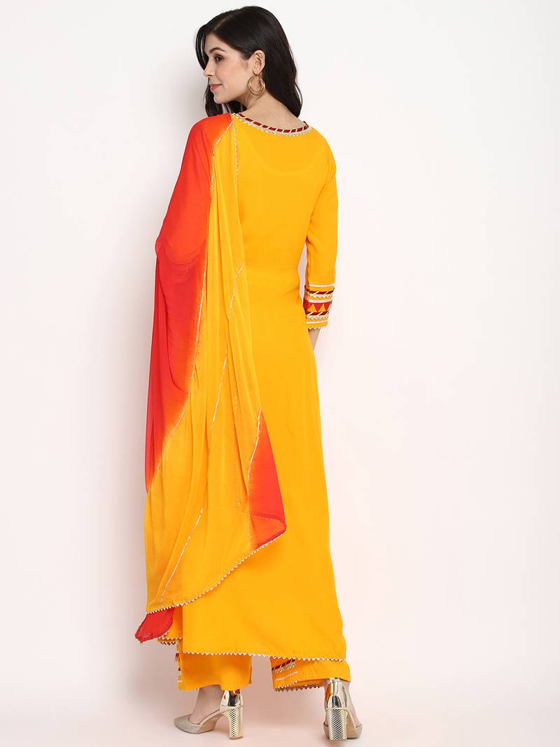 Prakhya Women's Printed Long A-line  Kurta Set