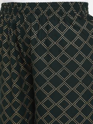Prakhya Women's Printed Long Straight  Kurta Set 6