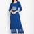 Prakhya Women's Embroidered Long Straight  Kurta Set