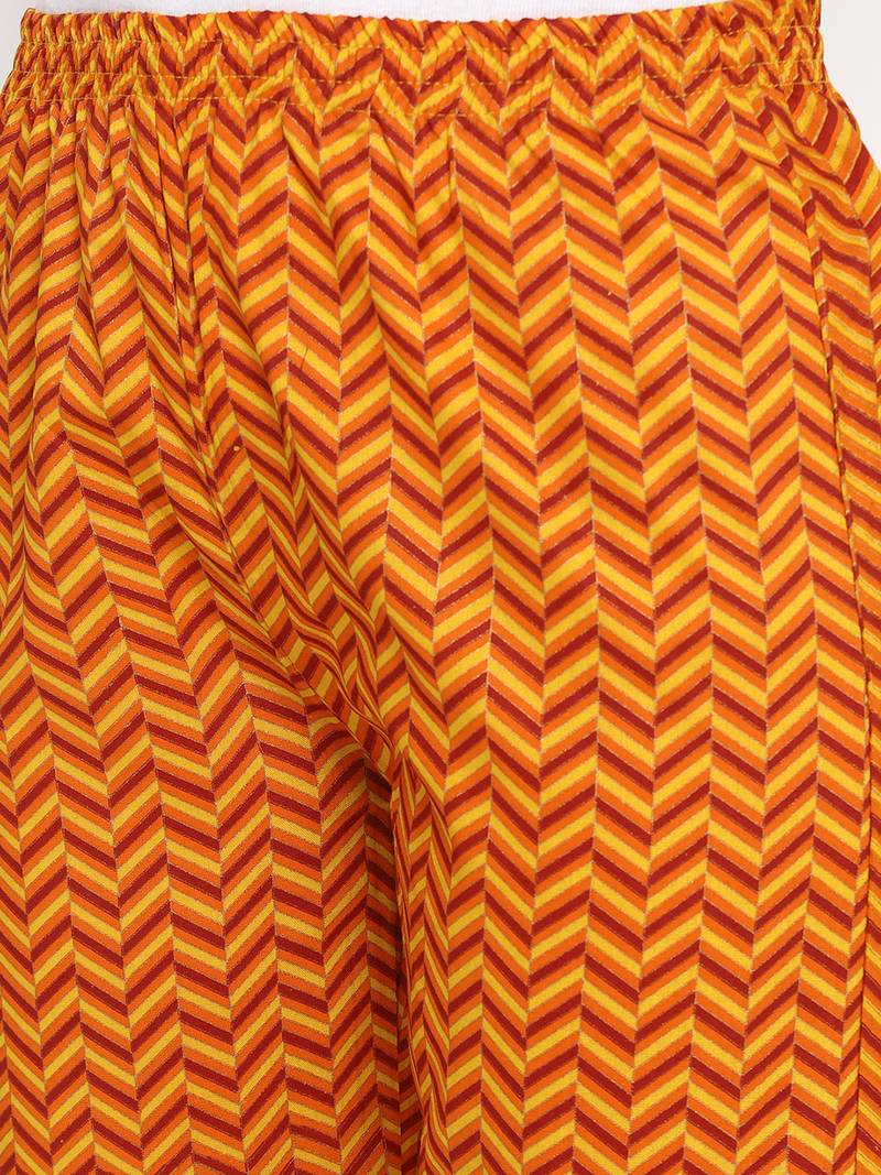 Prakhya Women's Printed Long Straight  Kurta Set