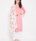 Prakhya Women's Embroidered Long Straight Rayon Kurta Set