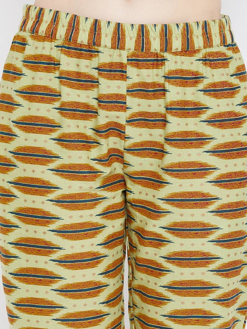 Prakhya Women's Printed Long Straight Rayon Kurta Set