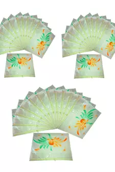 Atorakushon    Non Woven Printed Fabric Shirt Cover Single Saree Cover Jeans Trousers Clothes Organizer Pack Of 36