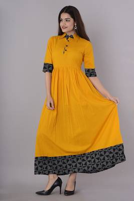 new kesariya plain kurta 4