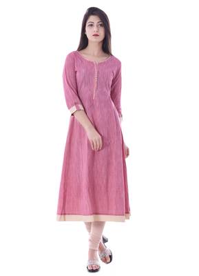 new kesariya plain  kurta 1