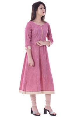 new kesariya plain  kurta 2