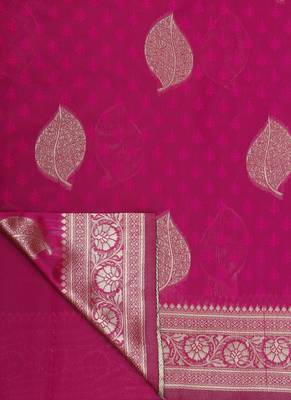 Magenta  Cotton Traditional Saree 6