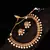 Gold Plated White Beaded Necklace Sets