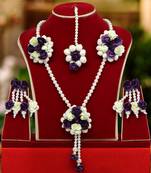 Purple necklace-sets