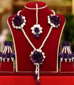 Purple necklace-sets