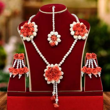 Orange necklace-sets 1