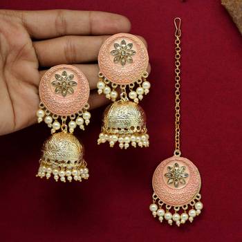 Orange jhumkas 1