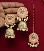 Orange jhumkas