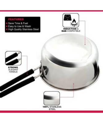 Kitchen Krafts Plain Saucepan with handle 18cm - 1pc 2