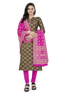 Black jacquard  Art Silk salwar