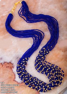 Blue agate necklaces 1
