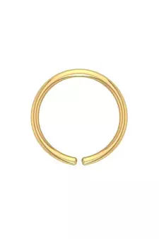 COMBO of 2 Circular Gold Plated Designer Nose Ring