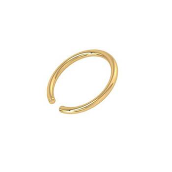 COMBO of 2 Circular Gold Plated Designer Nose Ring 3
